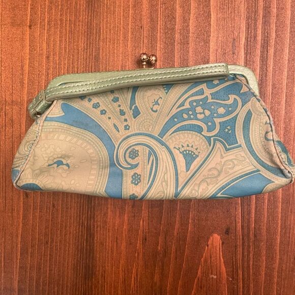 Vintage formal beaded clutch wristlet - Picture 2 of 4